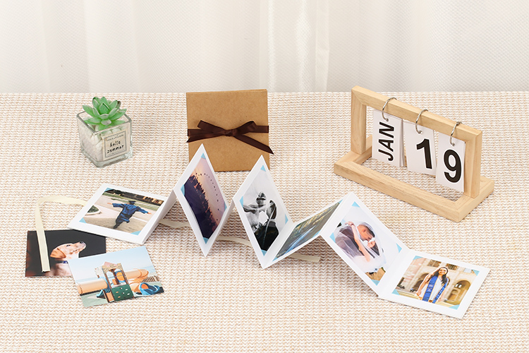 photo album with butter paper