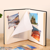 black paper page photo albums