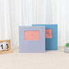 photo album with sticky paper