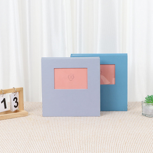 photo album with sticky paper