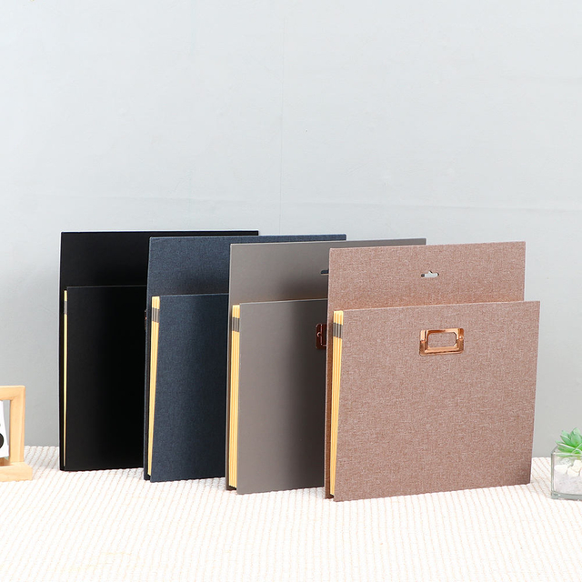 paper file folder with metal clip