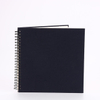DIY Custom Made White Cardboard Photo Album with Spiral Binding and Cloth Cover for Wedding and Kids Photos Factory Target