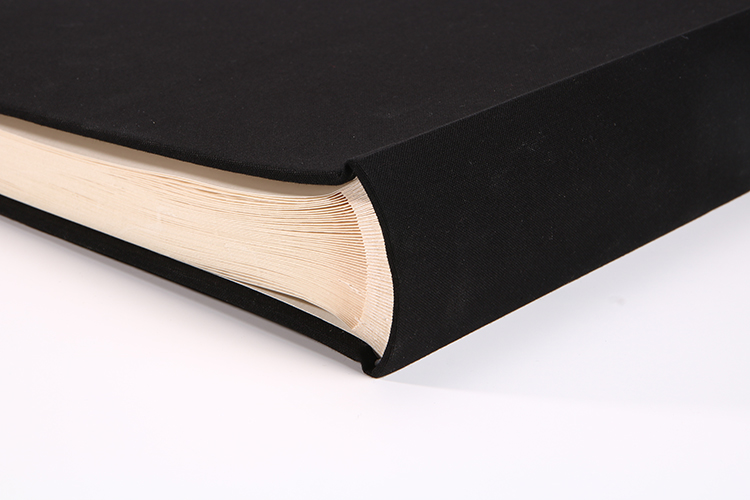 photo album with paper pages