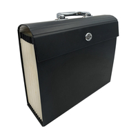 Office School Use 13-Pockets A4 Bag Shape Expanding Accordion File Folder Box Paper Document Organizer Handle Custom Logo