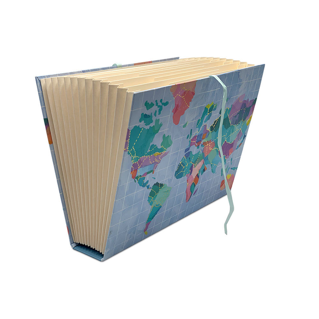 paper file folder with metal clip