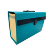 19-Pockets A4 Size Expanding Accordion File Folder Box Custom Logo Paper Document Organizer with Handle for Office School Use