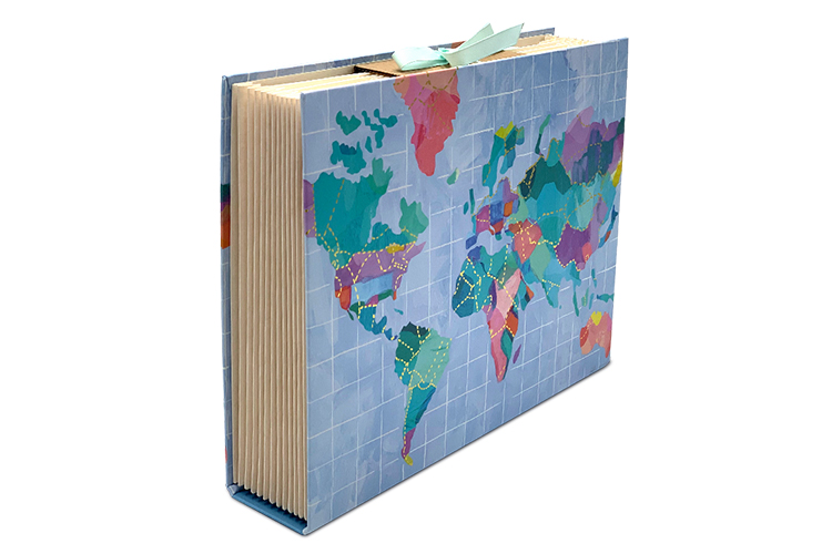 brown paper accordion file folder