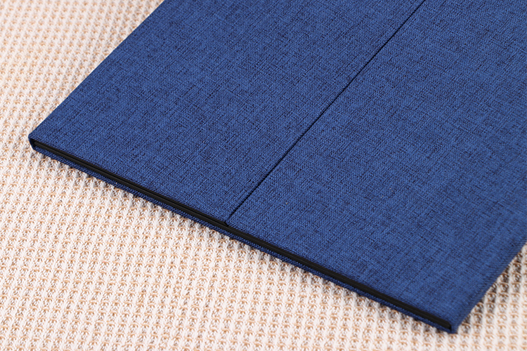photo album with tissue paper