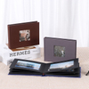 photo album with paper pages