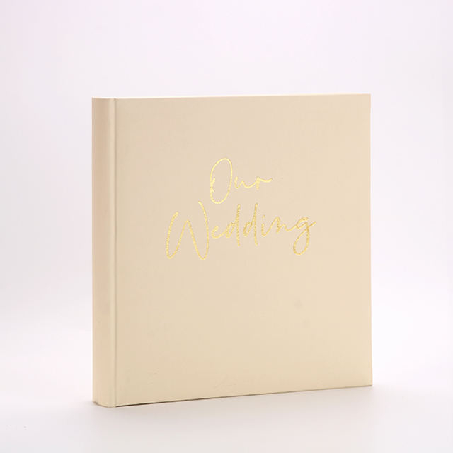 photo album with sticky paper