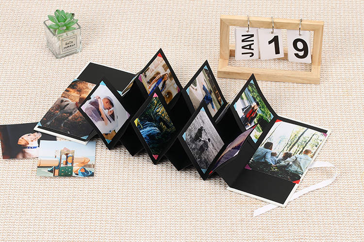 photo album with butter paper