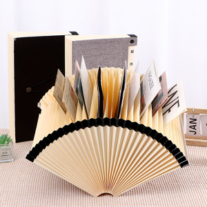 Hot Sale Factory A4 Size High Quality Custom Logo Expanding Accordion File Folder Paper Document Organizer School Bag Wallet