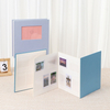 photo album with black paper