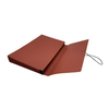 21-Pocket Kraft Paper Accordion File Folder Custom Logo A4 School Bag Wallet Document Organizer with Rubber Band Filing