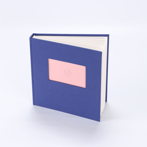 photo album with glassine paper
