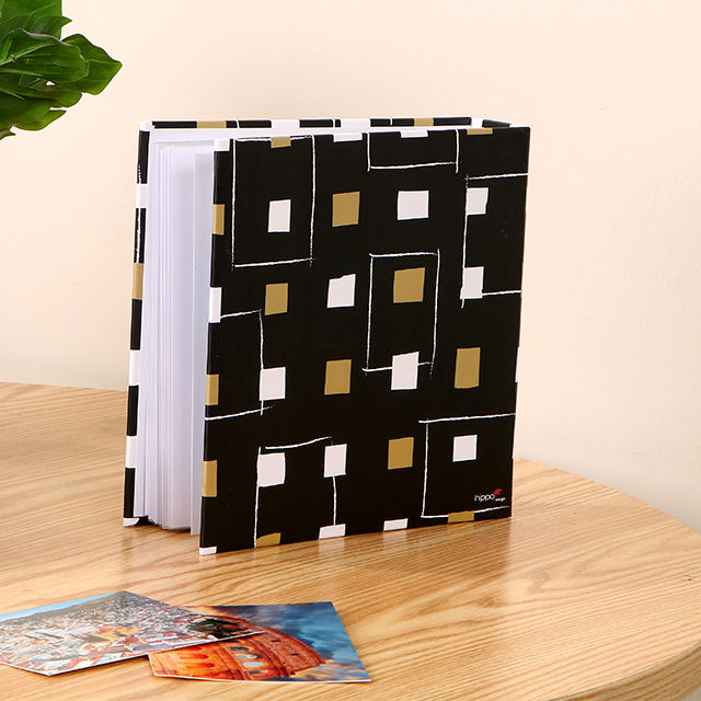 black photo album paper