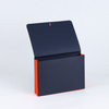 Wholesale Custom Logo A4 Size Paper File Folder with Cloth Cover Ribbon Closure Bag Shape Office School Stationery