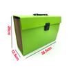 Customize logo A4 Size Office & School Bag 19-Pockets Accordion File Folder Box Paper Document Organizer Handle Expanding Bag