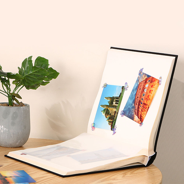 black paper page photo albums