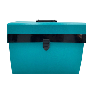 19-Pockets Customer Logo A4 Bag Shape Expanding Accordion File Folder Box Paper Document Organizer with Handle Office School Use