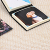 Custom Logo Wholesale Polaroid Slip-in Hard Cardboard Cover Photo Album Book Button Closure Paper Baby Family Folding Wedding