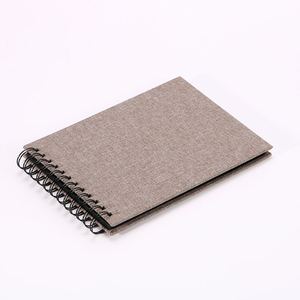 photo album with black paper