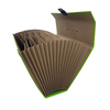 Customize logo A4 Size Office & School Bag 19-Pockets Accordion File Folder Box Paper Document Organizer Handle Expanding Bag