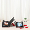 photo album with black paper