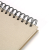 photo album with paper pages