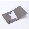 Duplex Folder A4 Size Stylish File Folders Made of Cardboard and Closed with Elastic in Contrasting Colour Expanding File