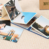 photo album with sticky paper