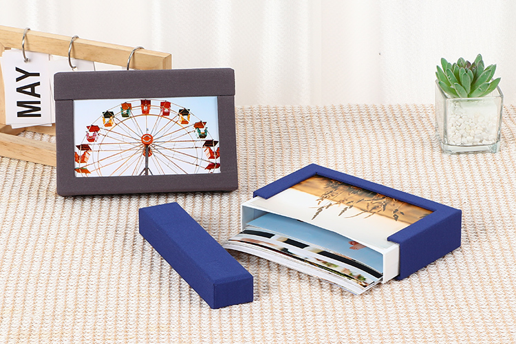 photo album with sticky paper