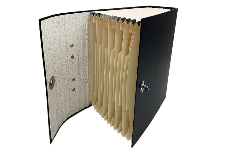 handmade paper file folder