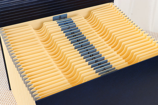 paper file folder with metal clip