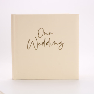 photo album with sticky paper