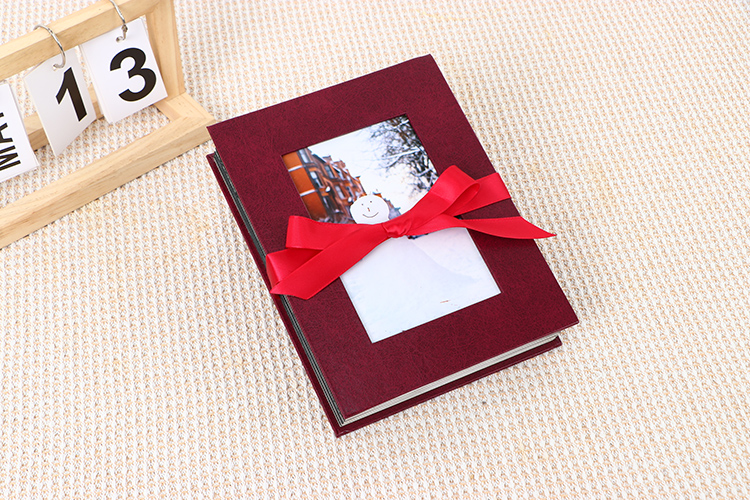 photo album with sticky paper