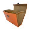Custom Logo 20-Pockets A4 Expanding Accordion File Folder Box Office School Use Paper Document Organizer Handle Storage