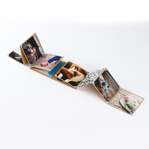 wedding photo album with tissue paper