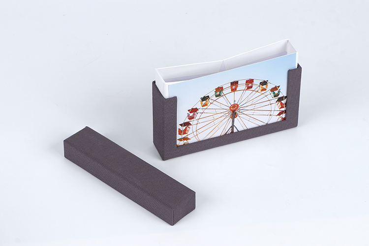 photo album with black paper