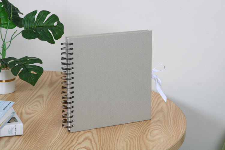 cardboard rice paper cover photo album 7.5 x6.75