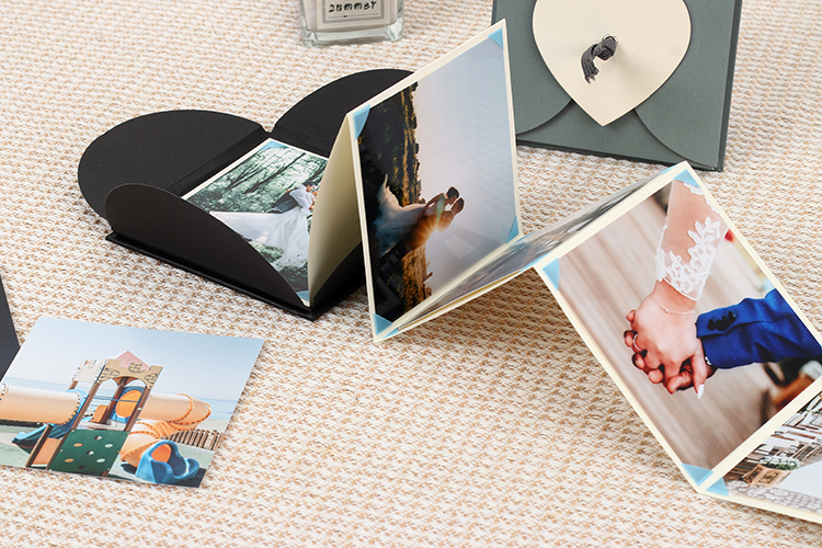 photo album with sticky paper
