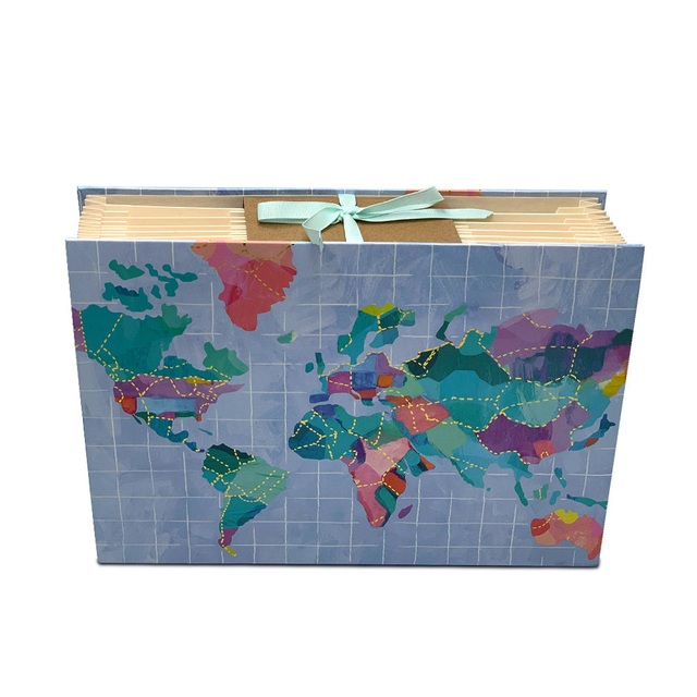 paper file folder with metal clip