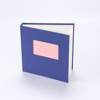 photo album with paper pages