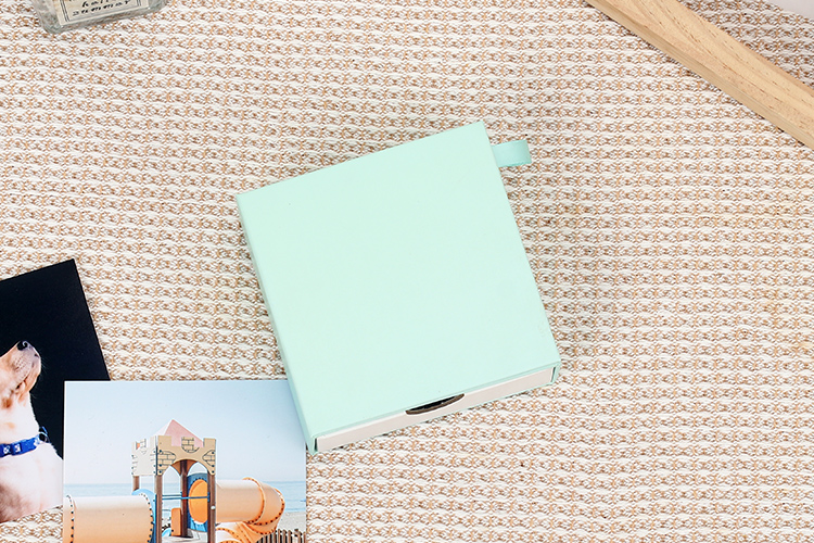 photo album with tissue paper
