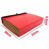 High Quality Custom Logo 10-Pockets A4 Bag Shape Expanding Accordion File Folder Box Paper Document Organizer Handle School Use