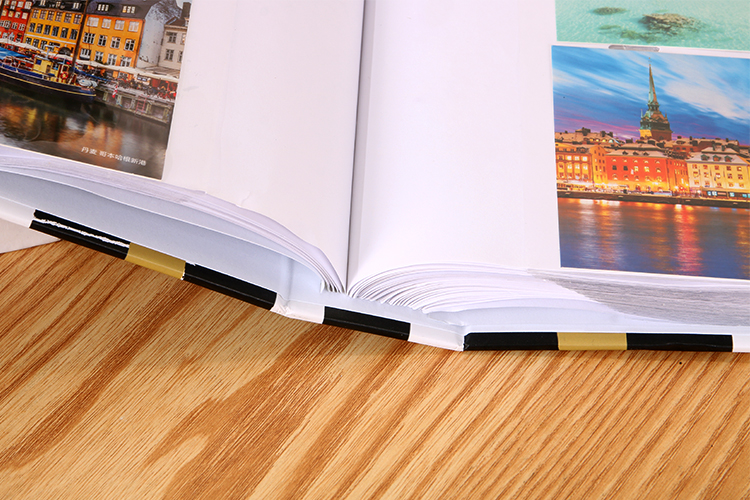 antique paper photo album