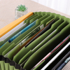 red paper file folder organizer