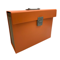Custom Logo 20-Pockets A4 Expanding Accordion File Folder Box Office School Use Paper Document Organizer Handle Storage