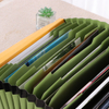 Custom Logo A4 Size 13-Pocket Document Organizer Colorful Expanding File Folder Bag in Paper Material for Office or School Use