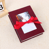wedding photo album with tissue paper